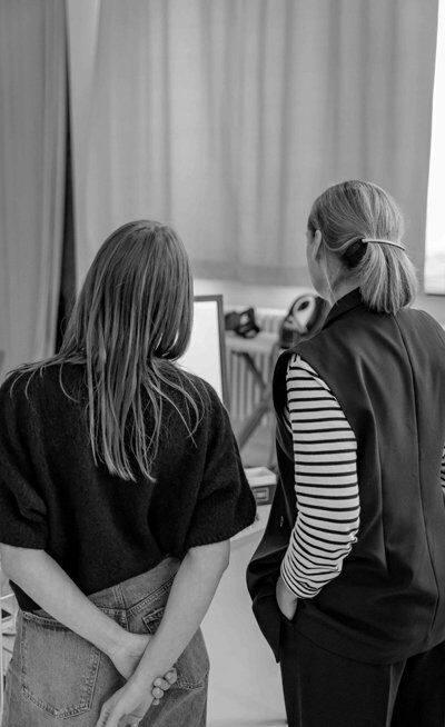 behind the scenes